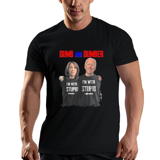 Discover Biden Harris Dumb and Dumber Trump 2024 T-Shirt, Take America Back Trump, President Trump Tshirt