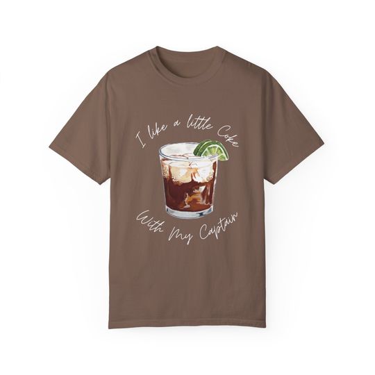 Discover I Like A Little Coke With My Captain Whiskey And Coke T-Shirt