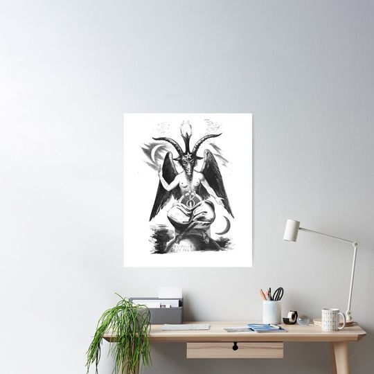 Discover Baphomet - Eliphas Levi Goat Occult Poster
