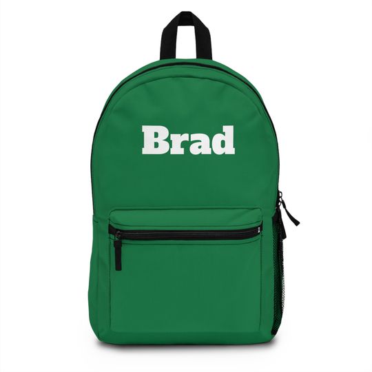 Discover Personalized Green Backpack | Monogrammed School Backpack