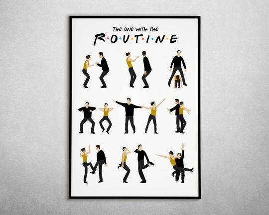 Discover Friends Print | The Routine From Friends | Print From Home