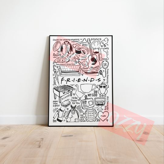 Discover Friends Tv Series Doodle