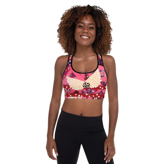 Discover Angel Wings Women's Sports Bra