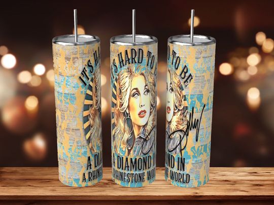 Discover 20oz Straight Dolly Parton Tumbler