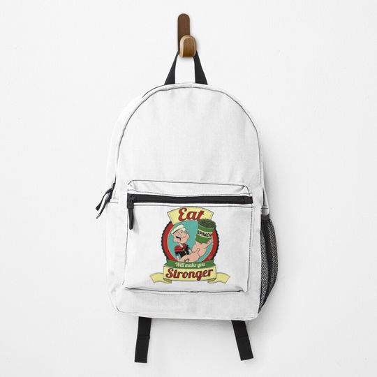 Discover Popeye Spinach Logo Backpack