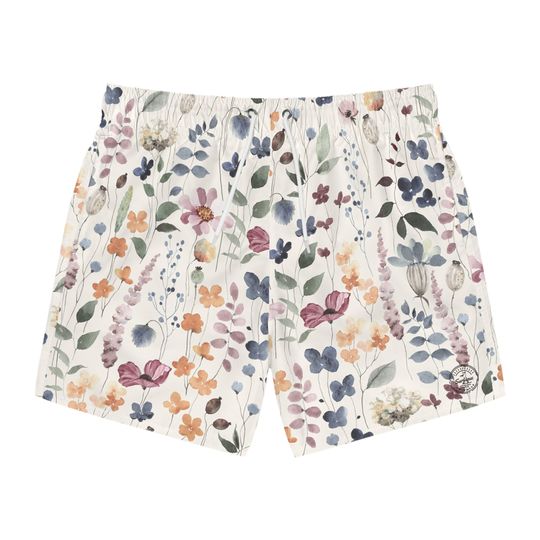 Discover Watercolor Floral Shorts