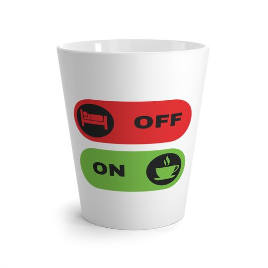 Discover Turn Me On Coffee Mug - Witty ON/OFF Bed and Brew