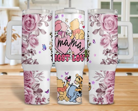 Discover 40oz Cartoon Tumbler Quencher Tumbler , Happy Mothers Day