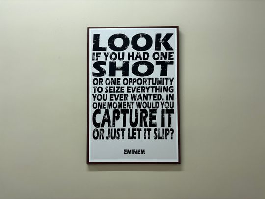Discover Eminem Song, Look If You Had One Shot Poster