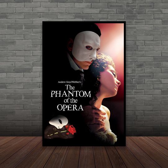 Discover The Phantom of the Opera Movie Poster Classic Film, Wall Art, Room Decor, Home Decor