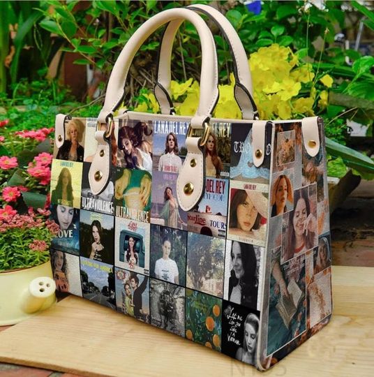 Discover Lana Del Rey Music Singer Premium Leather Bag,Lana Del Rey Bags And Purses