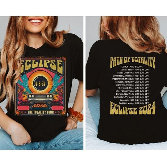 Discover Solar Eclipse 2024 Tshirt