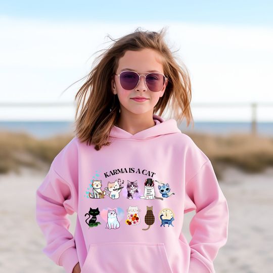 Discover Karma is a cat shirt, youth karma is a cat Hoodie