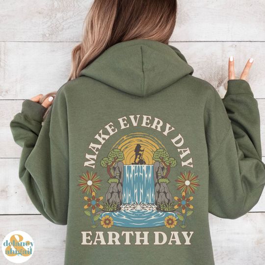 Discover Earth Day Hoodie for Nature Lovers