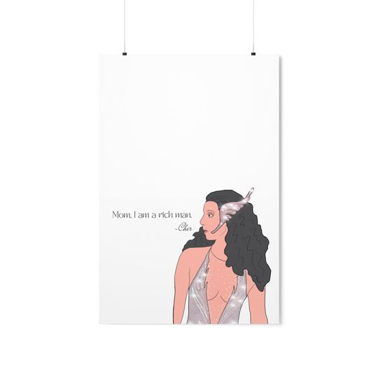 Discover I'm Rich Premium Matte Vertical Posters