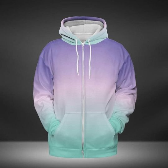 Discover Beach Vibes Unisex Zip Hoodie