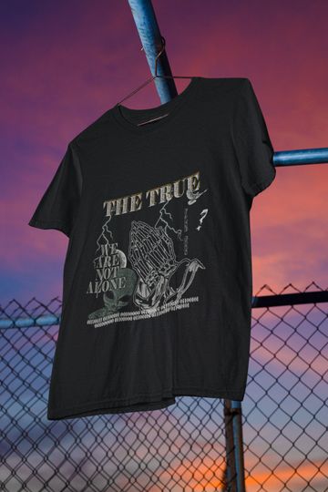 Discover The true tee, alien tee, Pray tee