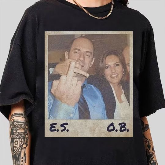 Discover Vintage Elliot Stabler And Olivia Benson Shirt