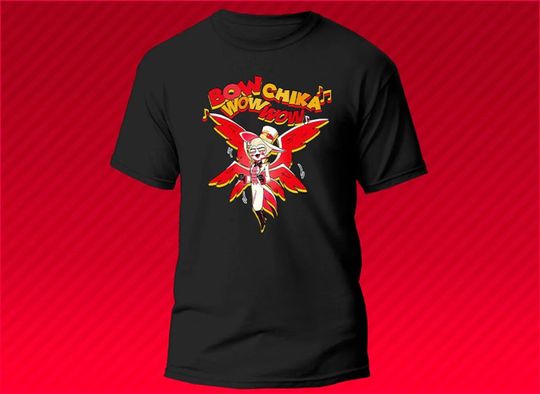 Discover Hazbin Hotel | Lucifer Bow Chika T-shirt Wow-wow!