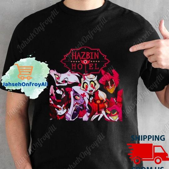 Discover Hazbin Hotel Characters Shirt, Alastor Shirt, Hazbin Hotel Tshirt