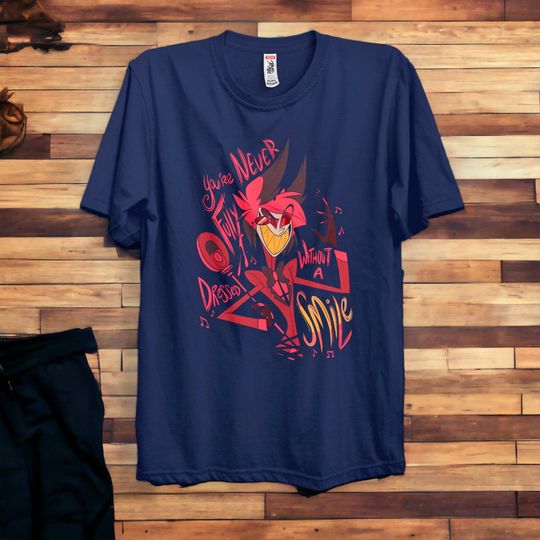 Discover alastor smile shirt, alastor smile, hazbin hotel shirt, angel dust
