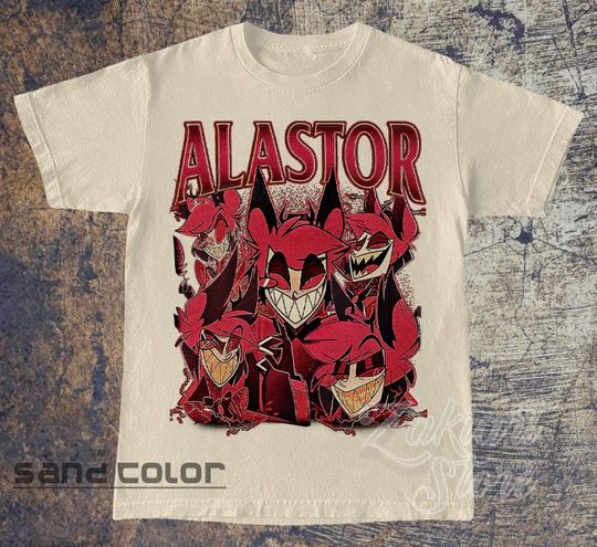 Discover Alastor Hazbin Hotel Characters T-shirt, Alastor Hazbin Hotel