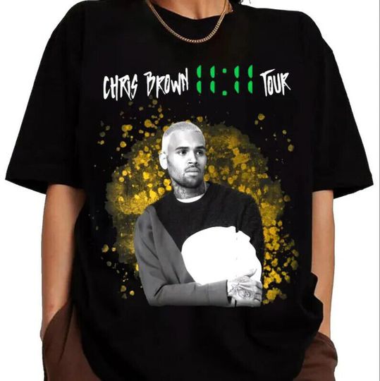 Discover Chris Brown 11:11 Tour 2024 Shirt