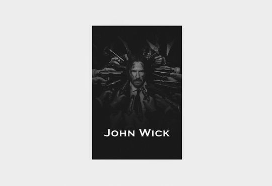 Discover John Wick Movie Poster High Quality Printable Wall Art Decor