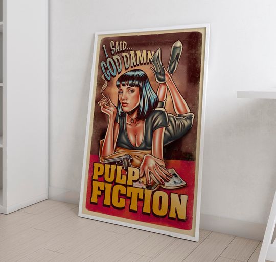 Discover Pulp Fiction Movie Canvas Art