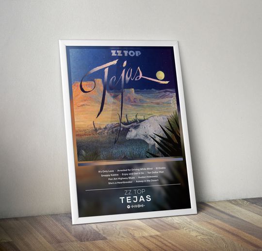 Discover ZZ Top Album Poster Print | Tejas