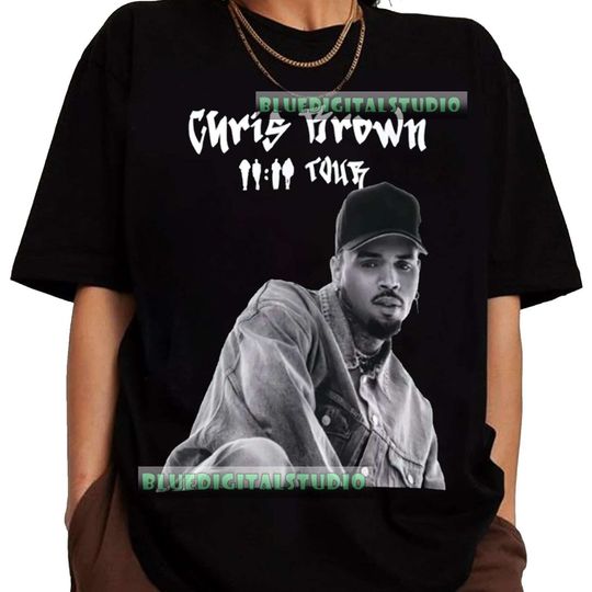 Discover Chris Brown 11:11 Tour 2024, Gift For Fan, Chris Brown 2024 Shirt