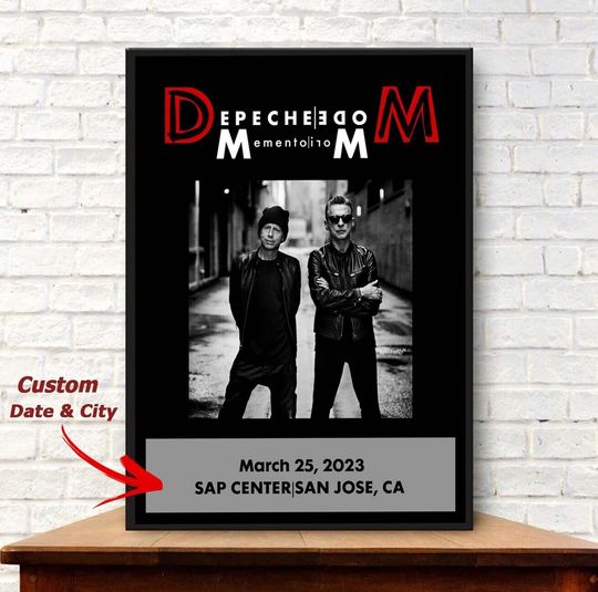 Discover Custom Depeche Mode Memento Mori Poster