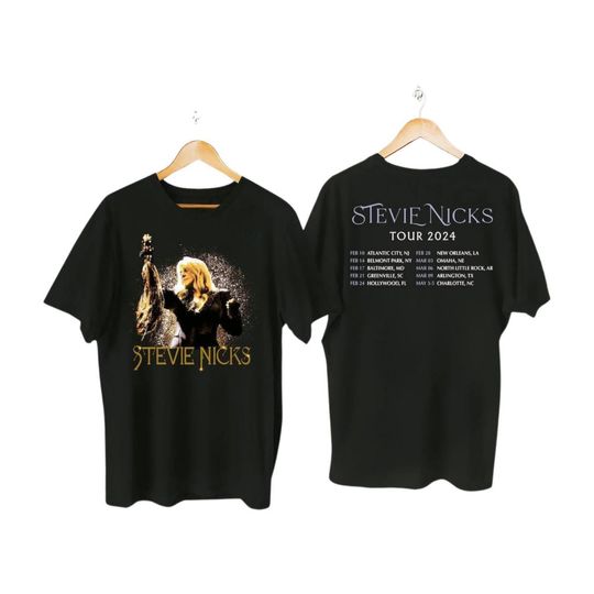 Discover Stevie Nicks 2024 Live In Tour Music T-Shirt