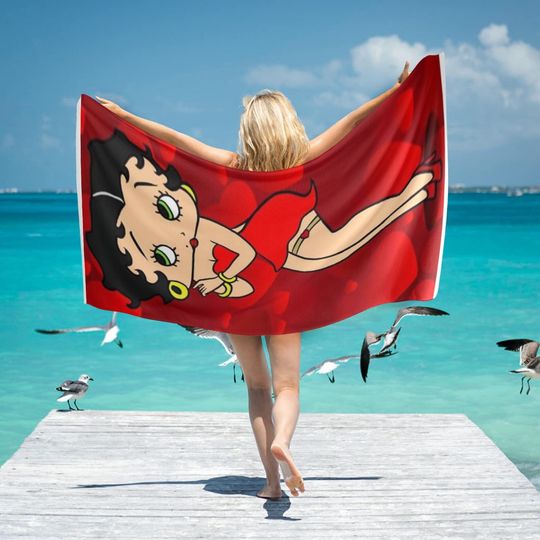 Discover Betty Boop Beach Towel
