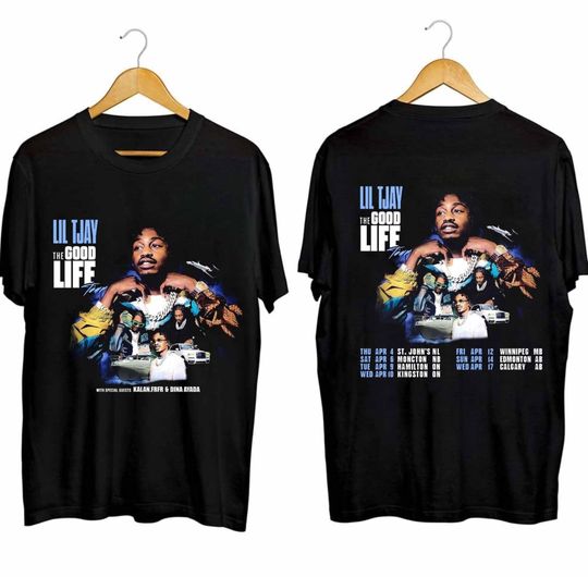 Discover Lil Tjay Good Life Tour Canada 2024 Shirt