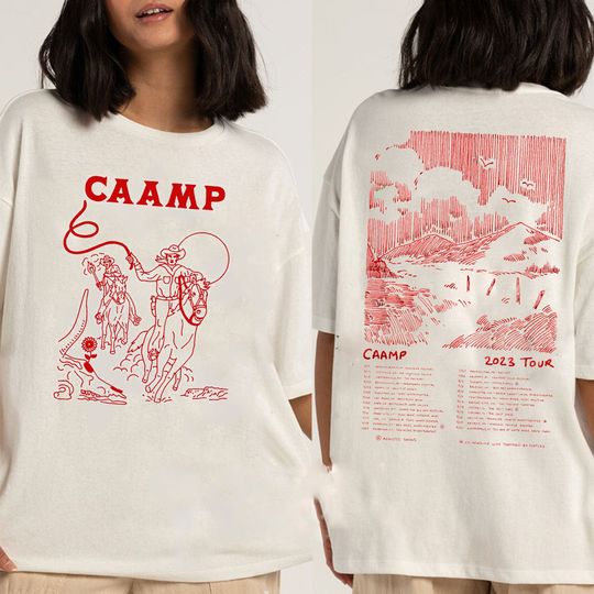 Discover 2sides CAAMP BAND Fall Tour 2023 Shirt, Caamp band tour T Shirt