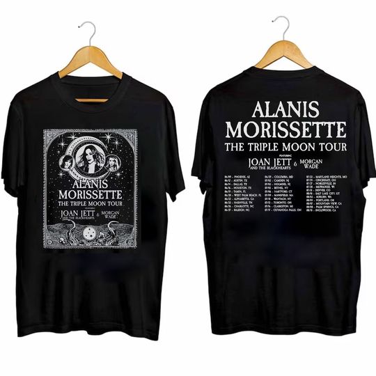Discover Alanis Morissette The Triple Moon Tour 2024 T Shirt