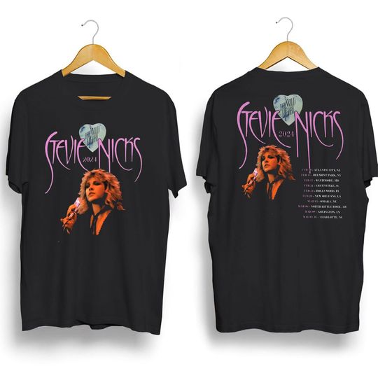 Discover Stevie Nicks 2024 Live In Concert T-Shirt, Vintage Stevie Nicks Shirt