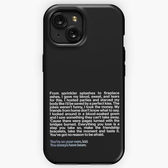 Discover You're on your own, kid iPhone Case