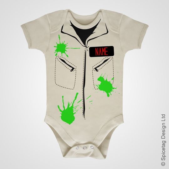 Discover Personalised Ghost Baby Grow Baby Onesie