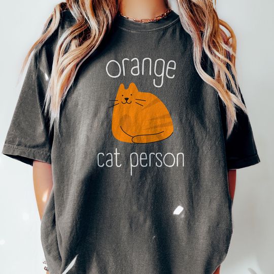 Discover Orange Cat Orange Cat Person T-Shirt
