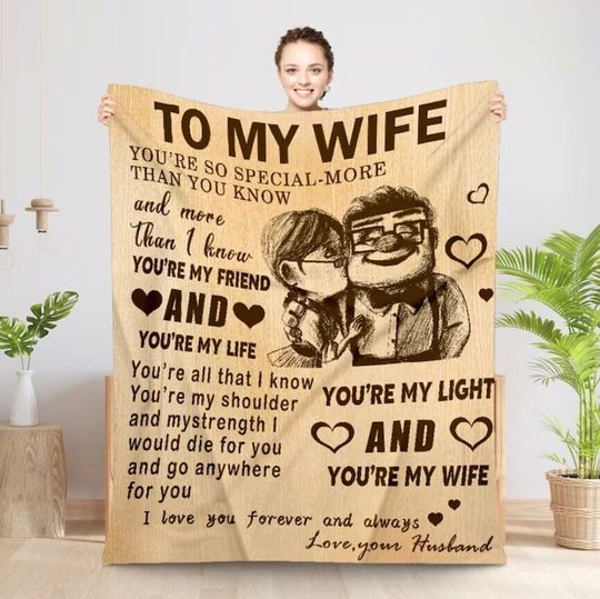 Discover Birthday Blanket for Wife