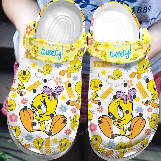Discover Tweety Bird Crocband Clogs Shoes, Tweety Bird Clogs Shoes