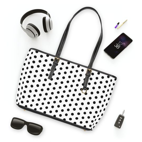 Discover Summer Leather Tote Bag
