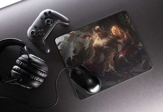 Discover League of Legends Lee sin Jungler LED RGB Mouse Pad Animatic, Gaming Gamer Mouse Pad