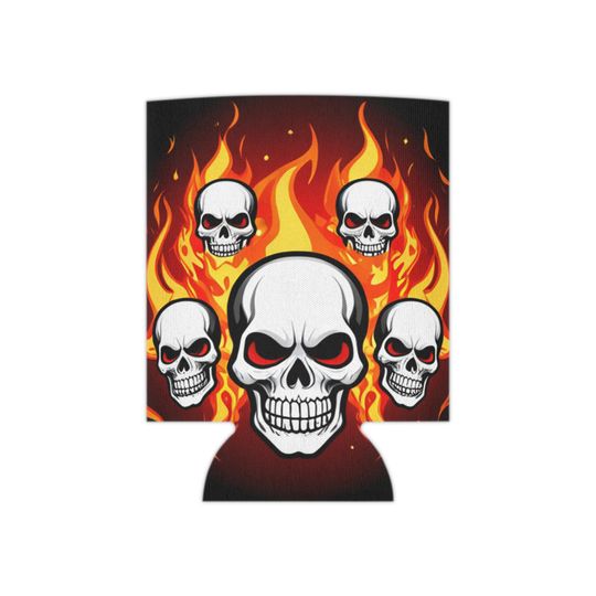 Discover Skull Can Cooler