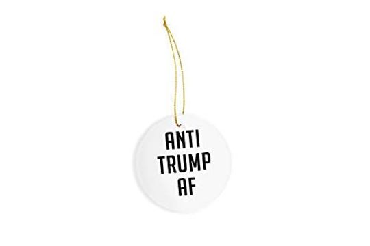 Discover Anti Trump af Ceramic Ornament - Christmas Decorations - Ceramic Ornament