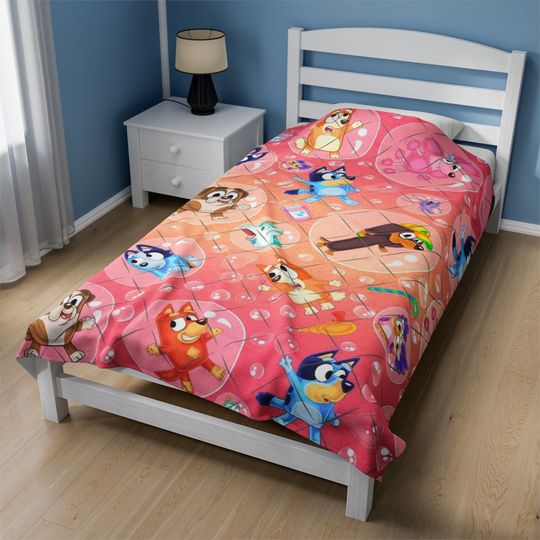 Discover Blue Dog Blanket - BlueyDad Blanket