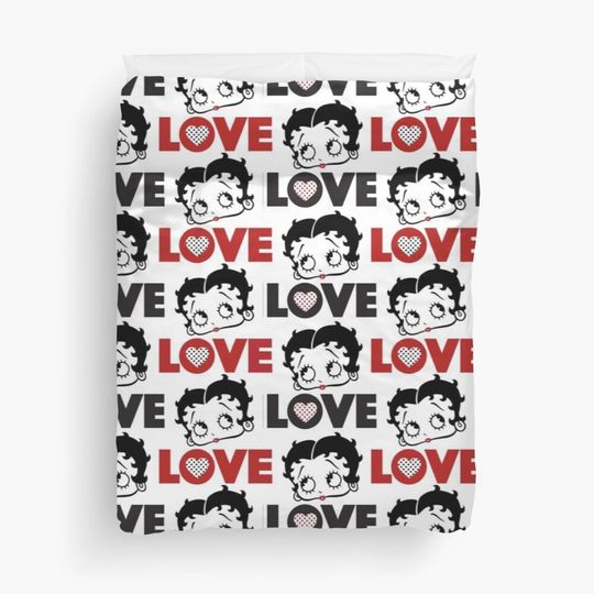 Discover Betty boop collage 1 Duvet Cover