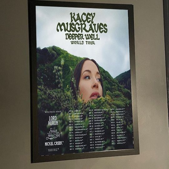 Discover 2024 Kacey Musgraves Deeper Well World Tour Poster